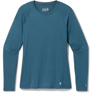 Smartwool Classic All-Season Merino LS Base Layer Boxed Women, Bleu pétrole L Hauts thermiques ski