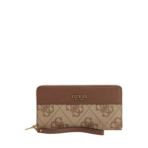 Image de Guess Maxi portefeuille Berta 4G Logo Marron - Couleur Marron - Taille Taille unique