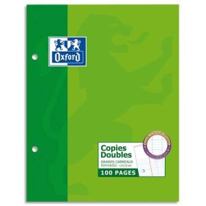 Conquerant 687493 - Lot de 5 Copies doubles 200 pages perforées (17x22 cm)