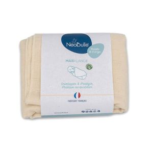Néobulle Lange en gaz de coton écru 120 cm