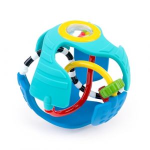 Baby Einstein Balle Sensorielle Rattle & Sense – Avec Billes à Poursuivre, Pour Bébé dès 3 Mois