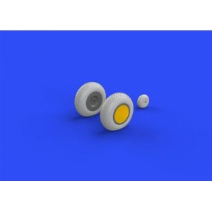 Eduard P-40 Wheels W/pattern For Hasegawa - 1:32e Accessories