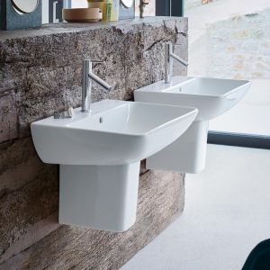 Image de Duravit ME by Starck Demi-pédestal 0858400, 170 mm, Coloris: Blanc avec Wondergliss - 08584000001