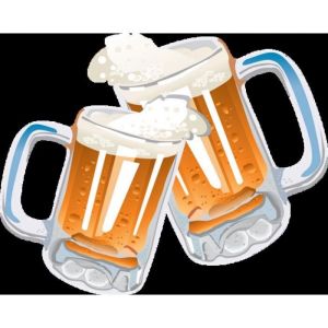 Poster Affic Biere Pression Fraic Chope Biere Blonde Trinque 31cm x 39cm