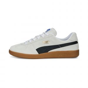 Puma Homme Handball Chaussure de Terrain intérieur, White Black-Gum, 43 EU