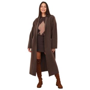 La Modeuse Gilet Gilets, cardigans pour femme - Marron -