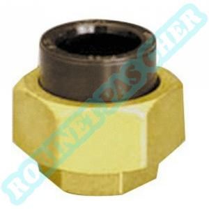 GIRPI Union 3 pièces femelle laiton/PVC HTA 33*42/40 -