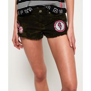 Image de Superdry Mini short en denim - Couleur Vert - Taille 36