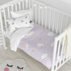Moshi Moshi Moons Parure Housse De Couette Berceau 2 Pièces