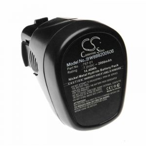 Vhbw Batterie compatible avec Dremel MultiPro 7700-01, 7700-02 outil électrique (2000mAh, NiMH, 7.2V)