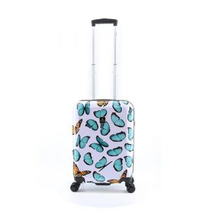 Bagage à Main - Saxoline - Valise de voyage / Valise / Bagage / Trolley - 55 cm (Petite) - Printemps Imprimé