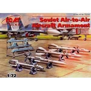 Image de ICM Soviet Air-to-air Aircraft Armament (r-27er,r-27et,r-73,r-77 Missiles)- 1:72e