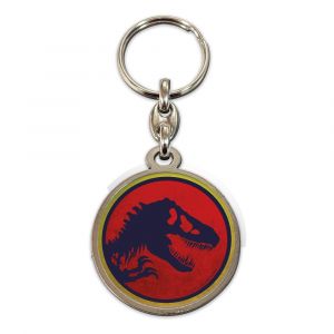 SD Toys Jurassic Park - Porte-Clés Métal Logo Jurassic Park 7 Cm