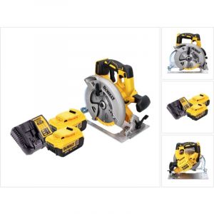 Dewalt DCS570 Scie circulaire sans fil 184mm 18V Brushless + 2x Batteries 4,0Ah + Chargeur