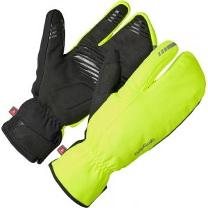 GripGrab Nordic 2 Windproof Deep Winter Lobster Gloves, jaune M Gants v&eacute;lo de route