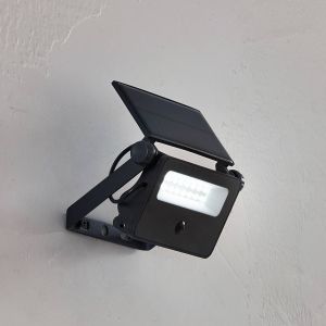 Lindby - led Applique Murale Solaire 'Rikad' en m&eacute;tal