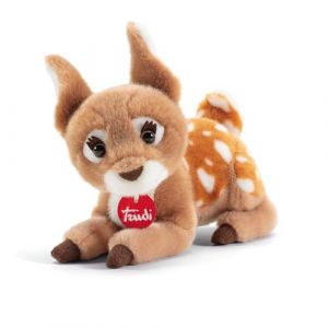 Trudi Sevi Faon Berty Animaux du Parc du Stelvio et du Brenta. Cadeau en Peluche. Animaux de la forêt | 16x18x21cm Taille S | Park Collection | modèle 24032