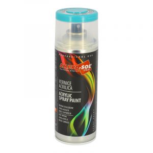 Ambro-sol V4005018 Vernis peinture Acrylique Multi-Usage, Peinture Brillante pour Intérieur et Extérieur, Adapté a Tous Type de Matériau, Aérosol En Fer-Blanc Recyclable de 400 ml, Bleu Turquoise