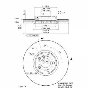 Brembo 1 Disque de frein 09.A542.11