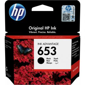 HP 653 Black Original Ink Advantage Cartridge (3YM75AE#302)