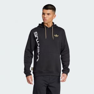 Adidas Original Sweat-shirt à capuche graphique Juventus, pointure X-Small - Taille X-Small