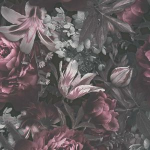 A.S. Creation PintWalls 385093 Papier peint intissé Motif roses Rose gris noir 10,05m x 0,53 m - Fabriqué en Allemagne
