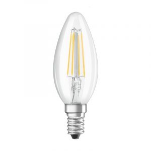 Osram Ampoule led à filament flamme E14, 470Lm = 40W, blanc neutre