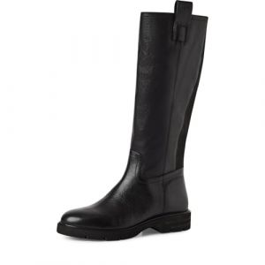 Tamaris Bottes longues pour femme 1-25616-45 - Bottes hautes pour femme - Noir - Taille 40 EU, Noir, 40 EU