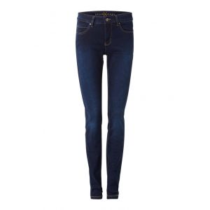 MAC Cosmetics Jean skinny taille moyenne Dream avec délavage foncé