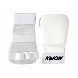 Kwon Competition Gants de karaté Blanc Blanc l