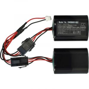 Vhbw Pile compatible avec Visonic PowerMaxPro sr - 720 b - PG2 système d'alarme, sirène extérieure radio (16000mAh, 3,6V, Li-SOCl2)