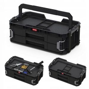 Keter Organisateur de boîte à outils 2 tiroirs