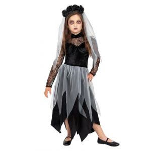 Déguisement mariée fantôme fille - FUNIDELIA - Taille 5-6 ans - Halloween carnaval et Noel