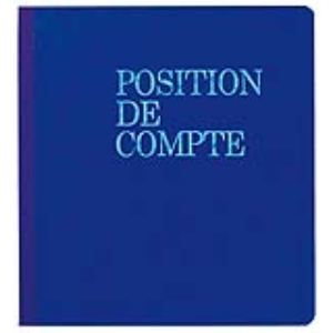 Exacompta Piqûre position de compte bancaire 20 pages (210 x 190 mm)