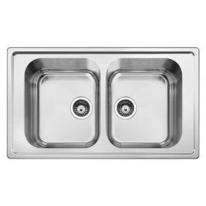 Smeg LPR862 évier Evier encastré Rectangulaire Acier inoxydable