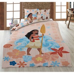 Aymax Parure de lit 140x200 cm Vaiana Rose