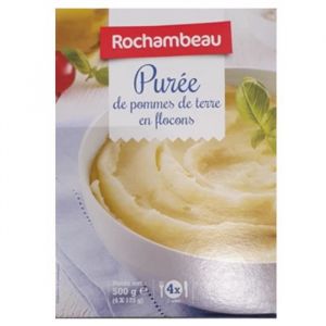 Pur&eacute;e Nature de Pommes de Terre Rochambeau 500g (4 x 125g) /Sachet 2 sachets