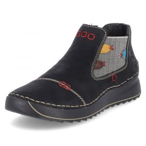 Image de Rieker 51592, Botte tendance Femme, Noir 00, 41 EU