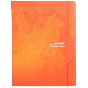 Calligraphe 7490C - Cahier Ligne 7000 24 x 32 cm, 96 pages 70 g/m² piquées, uni