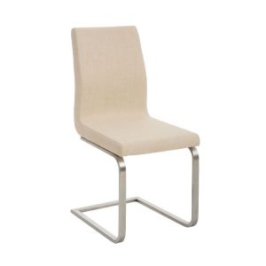 CLP Chaise Belfort revêtement en tissu, Crème