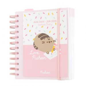 Grupo erik Agenda Scolaire Personnalisable A5 11 Mois Couverture Plastique Inclut Règle et Stickers