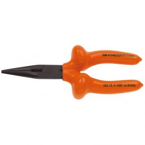Facom 193.16AVSE - Pince &agrave; becs demi-ronds isol&eacute;e 1000 Volts
