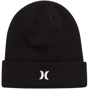 Hurley Icon Cuff Beanie - Bonnet taille One Size, noir