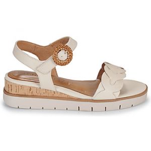 Tamaris Femme Damen 1-28258-44 Sandale cale, Ivoire, 39 EU