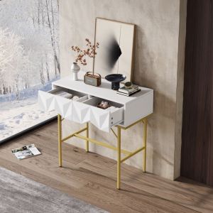Modfu - Meuble tv meuble tv bas 170 x 38 x 42,3 cm avec 1 tiroir et 1 porte, convient aux téléviseurs jusqu'à 70 pouces, aggloméré, noir et blanc