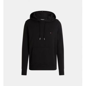 Tommy Hilfiger Hoodie droit coton molleton stretch Noir - Couleur Noir - Taille M