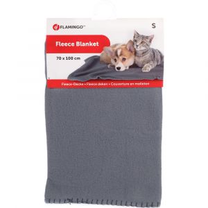 Flamingo Couverture polaire grise s 70 x 100 cm pour chien Gris