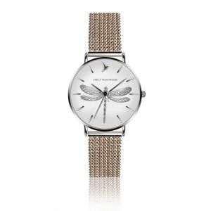 Montre connect&eacute; Femme Emily Westwood EBR-2718 - Bracelet Aluminium Argent