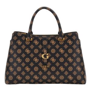 Image de Guess KUBA TRI COMPARTMENT SATCHEL Noir - Taille UNIQUE