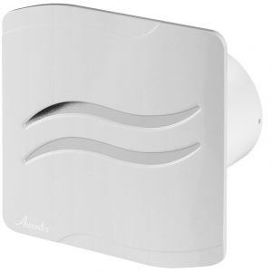Awenta Ventilateur salle de bain extracteur d'air minuterie 100mm Blanc s-line